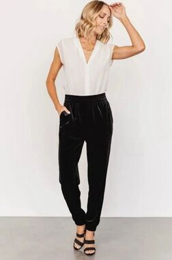 ✨Baltic Born Velvet Archie Jogger Black Sz 3X Pants✨